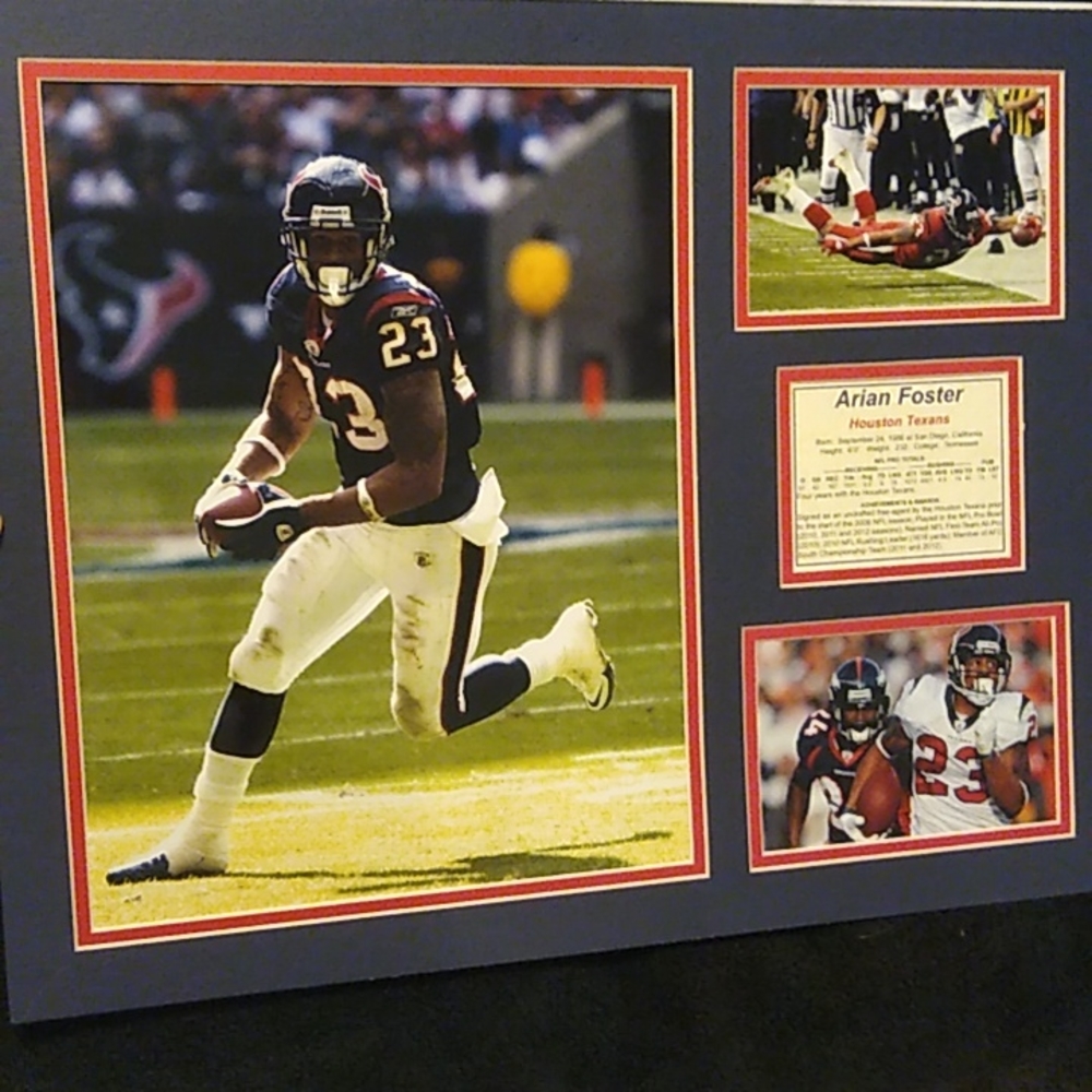 Arian Foster # 23 Houston Texans Tribute Collage.